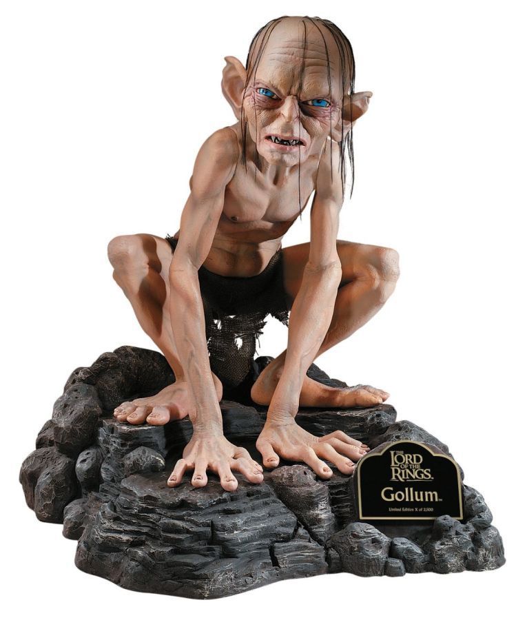 Gollum Lord of the Rings Hobbit Smeagol Statue
