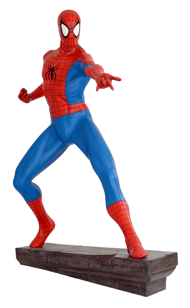 Marvel Comics Life-Size Statue Spider-Man with Stonebase 207 cm