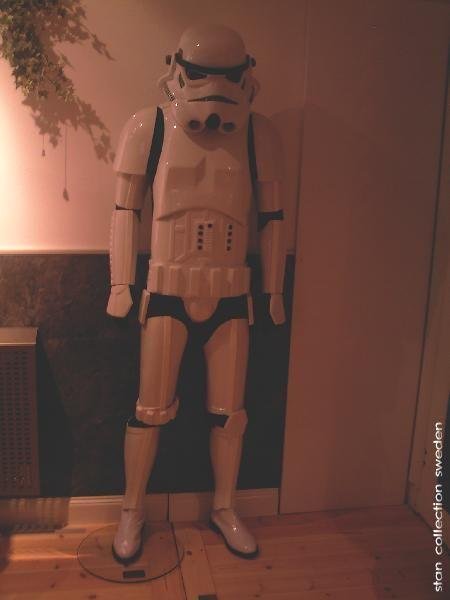 Life size stormtrooper replica