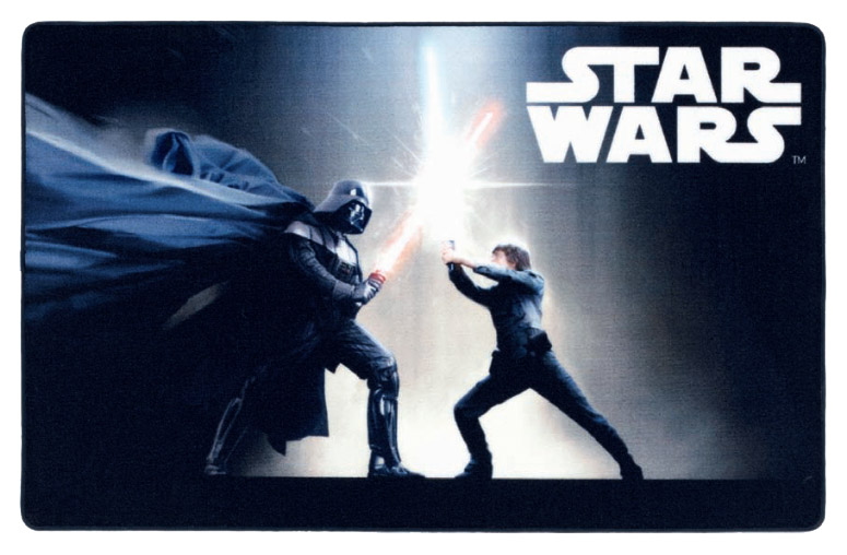 Star Wars Carpet Black Fight 100 x 160 cm