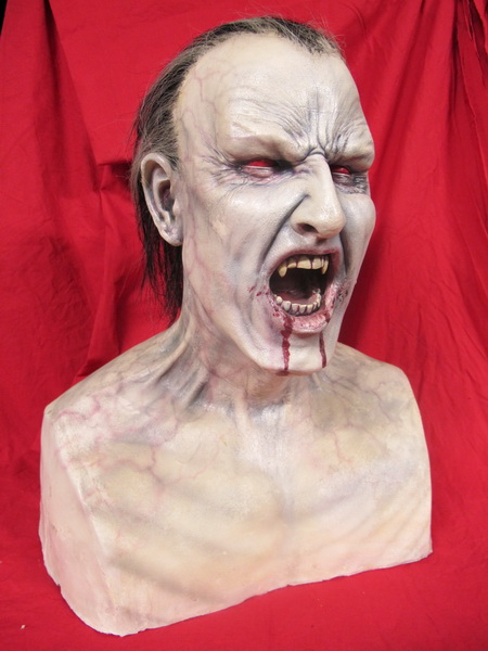 Life size vampire bust